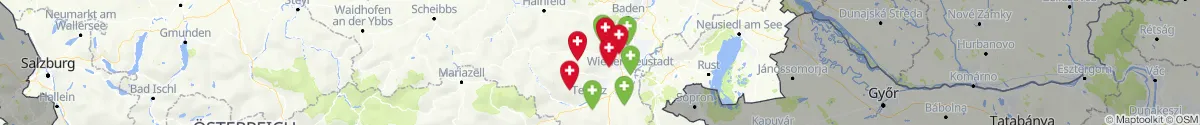 Map view for Pharmacies emergency services nearby Waidmannsfeld (Wiener Neustadt (Land), Niederösterreich)